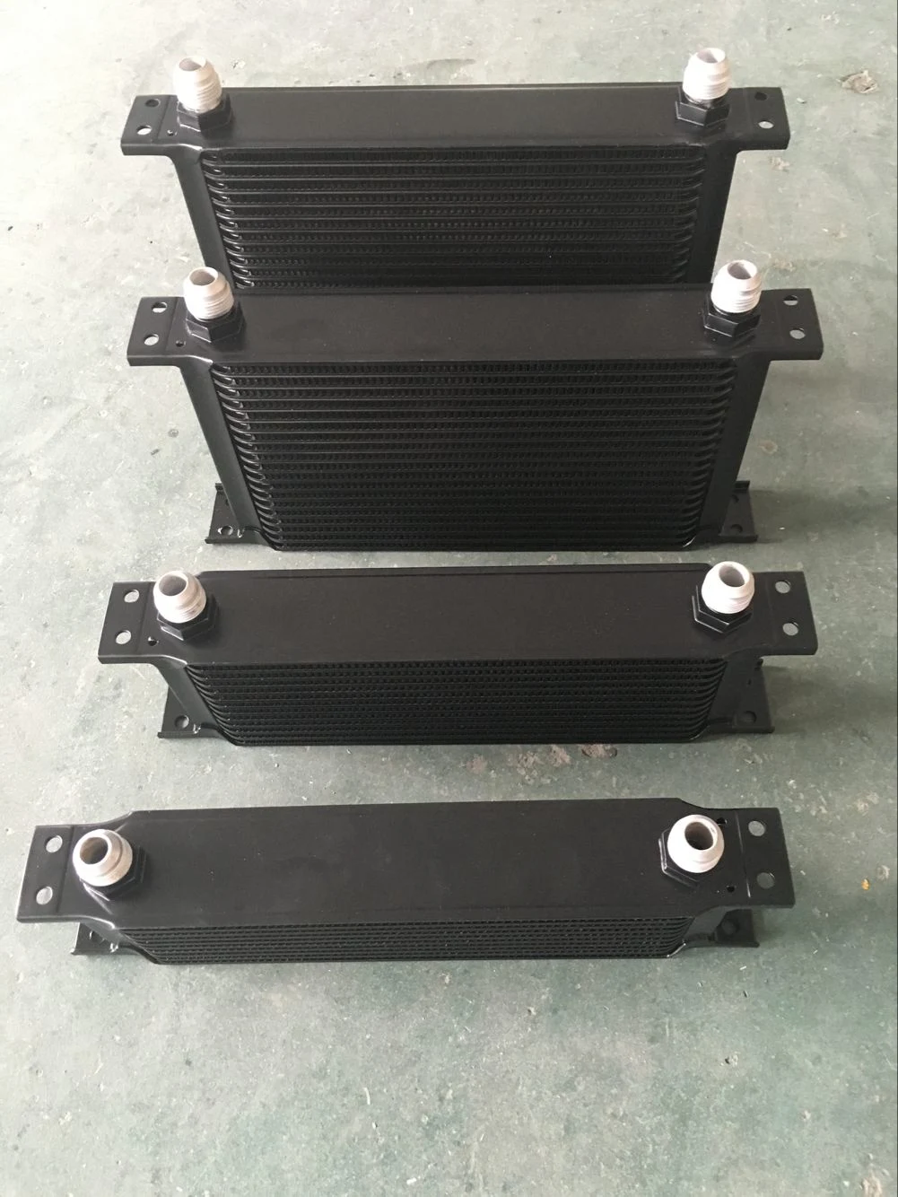 OEM Aluminum Brazed Plate Air Cooled Hydraulic Transmission Oil Cooler